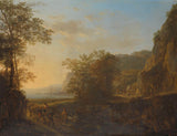 jan-ambos-1640-paisagem-italiana-com-vista-de-um-porto-impressão-de-arte-reprodução-de-belas-artes-arte-de-parede-id-arey6wawc