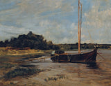 carl-schuch-1878-zeilboot-op-de-havel-art-print-fine-art-reproductie-muurkunst-id-arf71kf8s