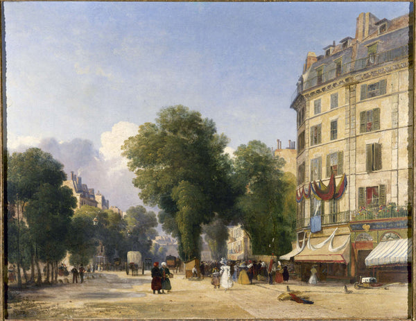 robert-stanley-colet-1834-the-boulevard-des-capucines-at-the-entrance-of-the-rue-de-la-paix-art-print-fine-art-reproduction-wall-art