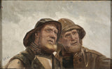 迈克尔·彼得·ancher，两个渔民研究艺术印刷精美的艺术复制品，墙壁艺术id，arfiq5kpw