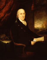 本杰明·韦斯特1799年的肖像，一个人的艺术打印精细艺术复制墙艺术id-arg83rrac