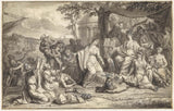 bernard-picart-1695-nederlandse-republiek-ontvangt-de-franse-protestantse-kerk-kunstprint-kunst-reproductie-muurkunst-id-argtzsbig