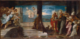 jacopo-tintoretto-1577-doge-alvise-mocenigo-1507-1577-구속자에게 제시-예술-인쇄-미술-복제-벽-예술-id-arhfudnme