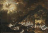 彼得·範·德·維爾德-1692-沉船藝術印刷-精美藝術複製品-牆藝術-id-arhpc1w6g