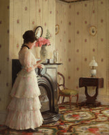 威廉·麥格雷戈·帕克斯頓-1913-前廳藝術印刷品美術複製品牆藝術 id-arhyctp61