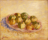 文森特·梵·高1887年静物画苹果购物篮艺术印刷精美的艺术再现墙艺术id ari7rimot