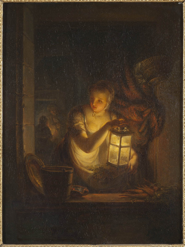aleksander-laureus-1818-a-woman-with-a-lantern-art-print-fine-art-reproduction-wall-art-id-ariby0ft5