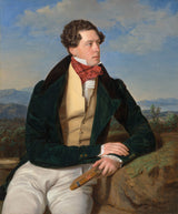 费迪南德·格奥尔格·瓦尔德穆勒1828年，演员马克西米利安·科恩在风景艺术版画精美的艺术复制品墙上-艺术-id-arirg0y2a