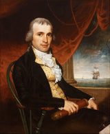 James Earl, 1795 - Portret kapitana Samuela Packarda - grafični tisk