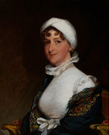 Gilbert Stuart, 1809 - Sarah Cutler Dunn portreti - təsviri sənət çapı