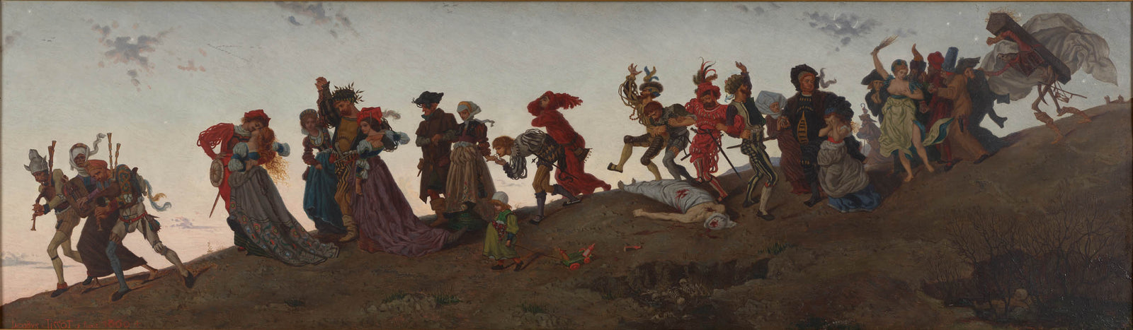 James Tissot, 1860 - The Dance of death - fine art print – Artprinta