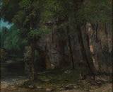 Gustave Courbet, 1869 - Phong cảnh Jura - bản in mỹ thuật