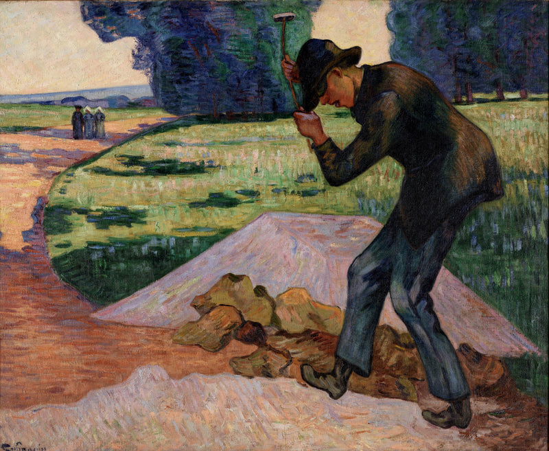 Armand Guillaumin, 1890 - The Road Mender (Le Cantonnier) - fine art print