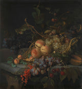 jacob-van-walscapelle-1670-martwa natura-z-owocami-drukiem-reprodukcja-dzieł sztuki-sztuka-ścienna-id-arjaplcpl