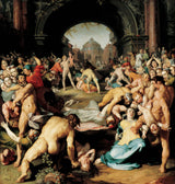 Cornelis-cornelisz-van-haarlem-1591-无辜者的大屠杀-艺术印刷品美术复制品墙艺术 id-arjz0tu89