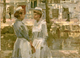 isaac-israels-1890-amsterdam-huishoudelijke-meisjes-kunst-print-fine-art-reproductie-muurkunst-id-arkkztcay