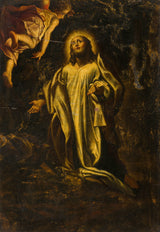 科雷焦-基督在橄榄山上的艺术印刷精美的艺术复制品墙艺术id-arnfuk09a