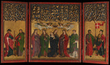 伯格韦尔祭坛大师1470伯格韦尔祭坛三联画祭坛与处女和儿童和圣徒艺术印刷精美的艺术复制品wall-art-id-aroa4vlhy