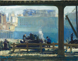 乔治·贝洛斯1909蓝色早晨艺术印刷精美艺术复制品墙艺术IDaroru4vip