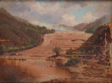 查尔斯·布隆菲尔德1882年-粉红色的露台艺术打印精细艺术再现墙艺术id arp7vlqms