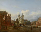 ジャン・ヴァン・デル・ヘイデン-1667-デュッセルドルフの聖アンドリュー教会-アート-プリント-ファインアート-複製-ウォールアート-id-arppe2ko6