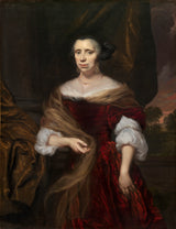 尼古拉斯-梅斯-1676-女士藝術肖像印刷美術複製品牆藝術 id-arps1gm2f