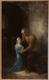 james-bertrand-1872-skica-za-svetog-luja-dantina-obrazovanje-djevice-umetnosti-otiska-likovne-umetnosti-reprodukcije-zidne-umetnosti