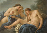Louis-Jean-francois-Lagrenee-1768-Diana-and-endymion-sztuka-druk-reprodukcja-dzieł sztuki-wall-art-id-arqw4balv