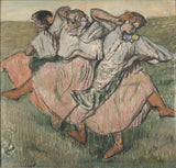 埃德加·德加（Edgar-Degas），三位俄罗斯舞者，艺术印刷精美的艺术复制品，艺术墙，id-arraowrvl