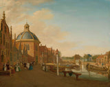 paulus-constantijn-la-fargue-1756-the-docking-basin-in-the-barge-canal-in-leidschendam-art-print-fine-art-reproducción-wall-art-id-arrcwpxms