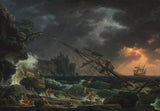クロード・ジョセフ・ベルネ-1772-難破船アートプリントファインアート複製ウォールアートid-arre7imn3