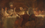 rembrandt-van-rijn-1661-spisek-batawian-pod-klaudiuszem-civilis-sztuka-druk-reprodukcja-dzieł sztuki-sztuka-ścienna-id-arsa2cu73