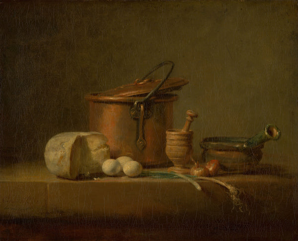 jean-baptiste-simeon-chardin-1735-still-life-with-copper-pot-cheese-and-eggs-art-print-fine-art-reproduction-wall-art-id-arshuia0a