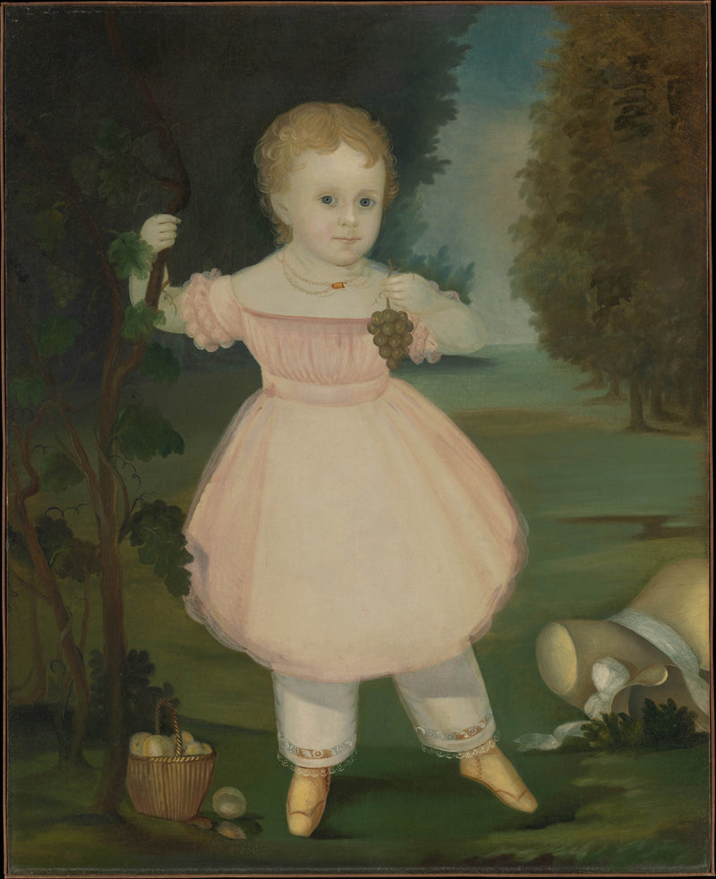 unknown-1840-portrait-of-a-little-girl-picking-grapes-art-print-fine-art-reproduction-wall-art-id-arslo2u4z