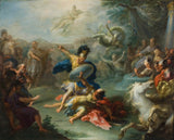 giacomo-del-po-1700-walka-pomiędzy-eneaszem-a-królem-turnusem-z-Virgil-s-art-print-reprodukcja-dzieł-sztuki-ściennej-id-arssn89z6