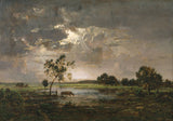 тхеодоре-роуссеау-1842-пејзаж-уметност-штампа-ликовна-репродукција-зид-уметност-ид-артдхг7ух