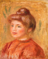 Pierre-Auguste-Renoir-poprsje-žene-u-crvenom-buste-de-femme-en-rouge-art-print-fine-art-reprodukcija-zid-art-id-aru28pa7l