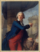 antoine-vestier-1789-jean-henri-masers-latude-knight-1725-1805-näitab-bastille-kunstitrükki-peen-kunsti-reproduktsiooni-seinakunsti
