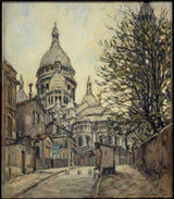 germain-david-nillet-1925-de-sacre-coeur-in-montmartre-art-print-fine-art-reproductie-muurkunst