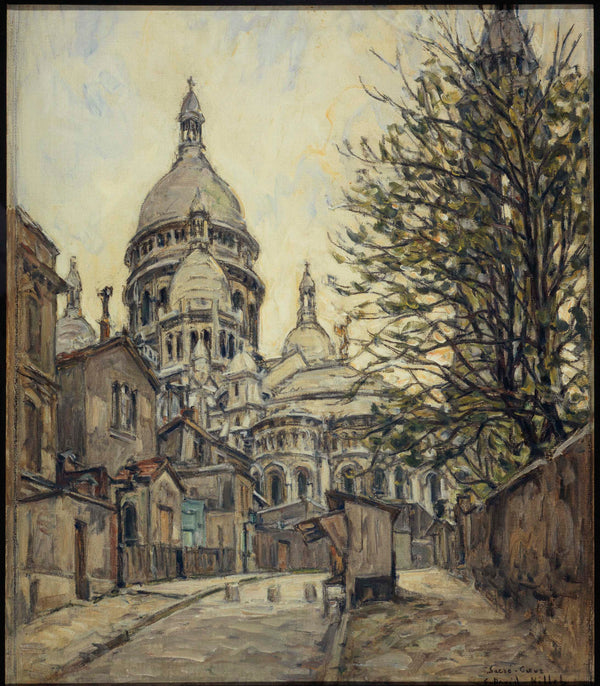 germain-david-nillet-1925-the-sacre-coeur-in-montmartre-art-print-fine-art-reproduction-wall-art