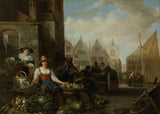 Хендрицк-Мартенсз-Соргх-1662-тржиште-поврћа-уметност-штампа-ликовна-репродукција-зид-уметност-ид-арии851на