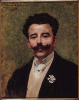 保罗-让-玛丽-桑-1901-费利西安-尚索尔的肖像-1859-1934-小说家-艺术-印刷-精美-艺术-复制品-墙壁艺术