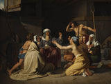 迪特列夫-布倫克-1835-諾亞和他的家人在方舟藝術印刷品美術複製品牆藝術 id-as118d1bt