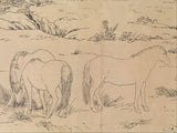 giuseppe-castiglione-1723一百匹马的艺术印刷精美的艺术复制品墙艺术idas3kg2xwe
