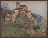 henri-martin-saint-cirq-lapopie-art-print-fine-art-reproduction-wall-art