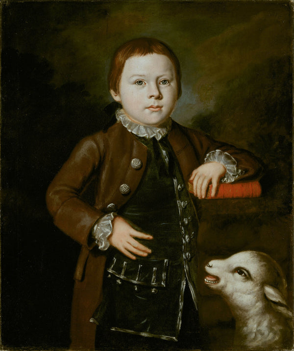 unknown-1776-boy-of-hallett-family-with-lamb-art-print-fine-art-reproduction-wall-art-id-as59agrrp