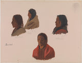 由阿爾伯特·比爾施塔特-1859-拉勒米堡製作的印第安酋長研究-藝術印刷品-精美藝術-複製品-牆藝術-id-as6qj6te5