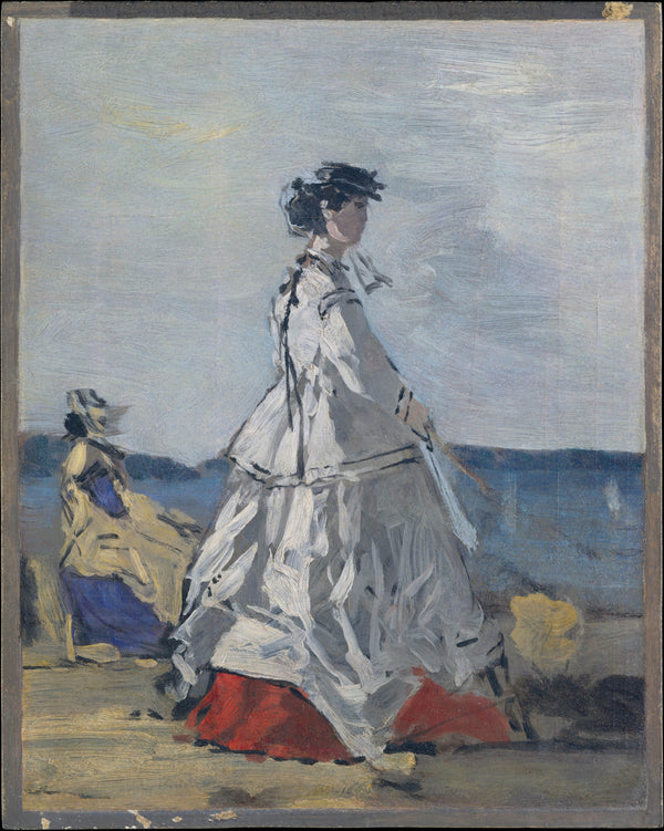 eugene-boudin-1865-princess-pauline-metternich-1836-1921-on-the-beach-art-print-fine-art-reproduction-wall-art-id-as8nmx4xt