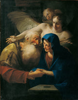 保羅-特羅格-1730-約阿希姆和安娜藝術印刷美術複製品牆藝術 id-as8thx5w9