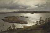 Hans-gude-1879-il-Sandvik fiord-art-stampa fine-art-riproduzione-wall-art-id-as9iuw4n6